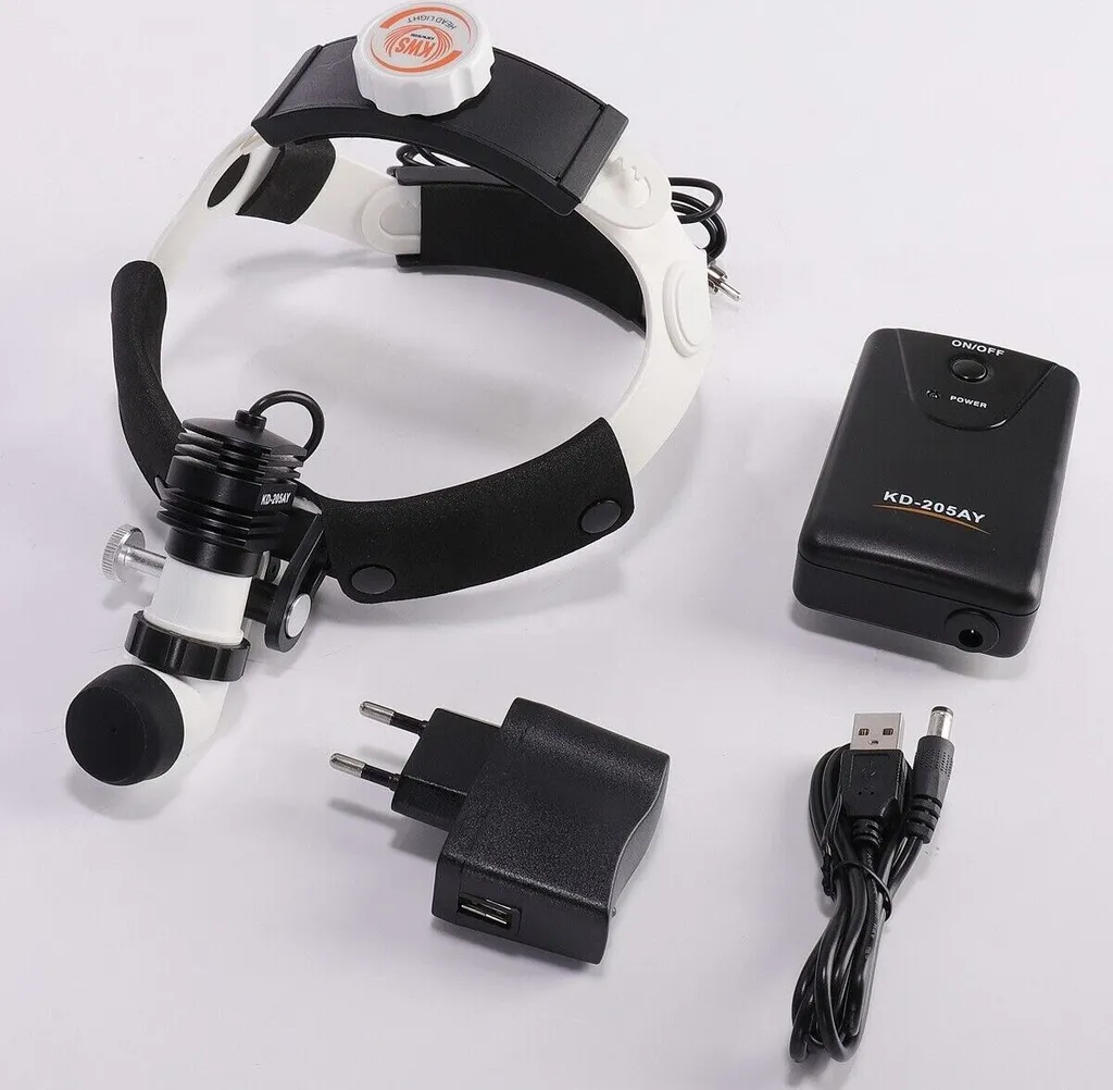 Éclairage frontal médical LED pour chirurgie ambulatoire et examens dentaires