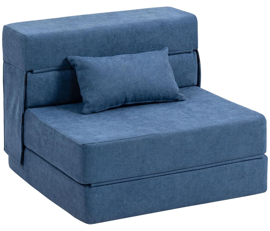 HOMCOM 3 in 1 Schlafsessel, klappbares Schlafsofa mit Produktbild 