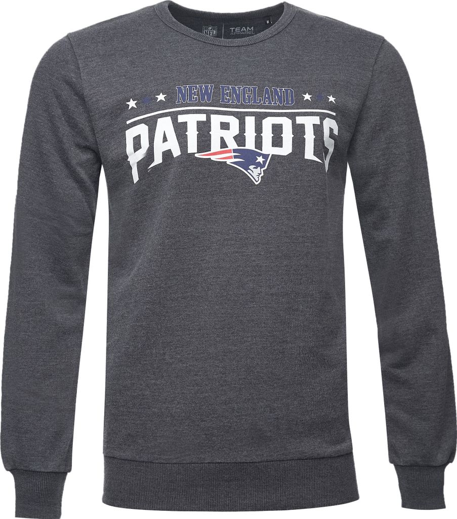 Recovered Sweatshirt New England Patriots für alle New England Patriots-Fans Grey S