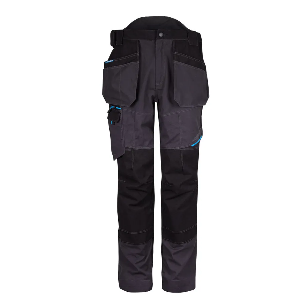 Pantalon professionnel WX3 Portwest T702 Gris avec Poches Holster G.46