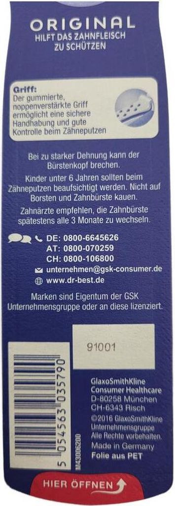 Dr. Best Zahnbürste Original Mittel