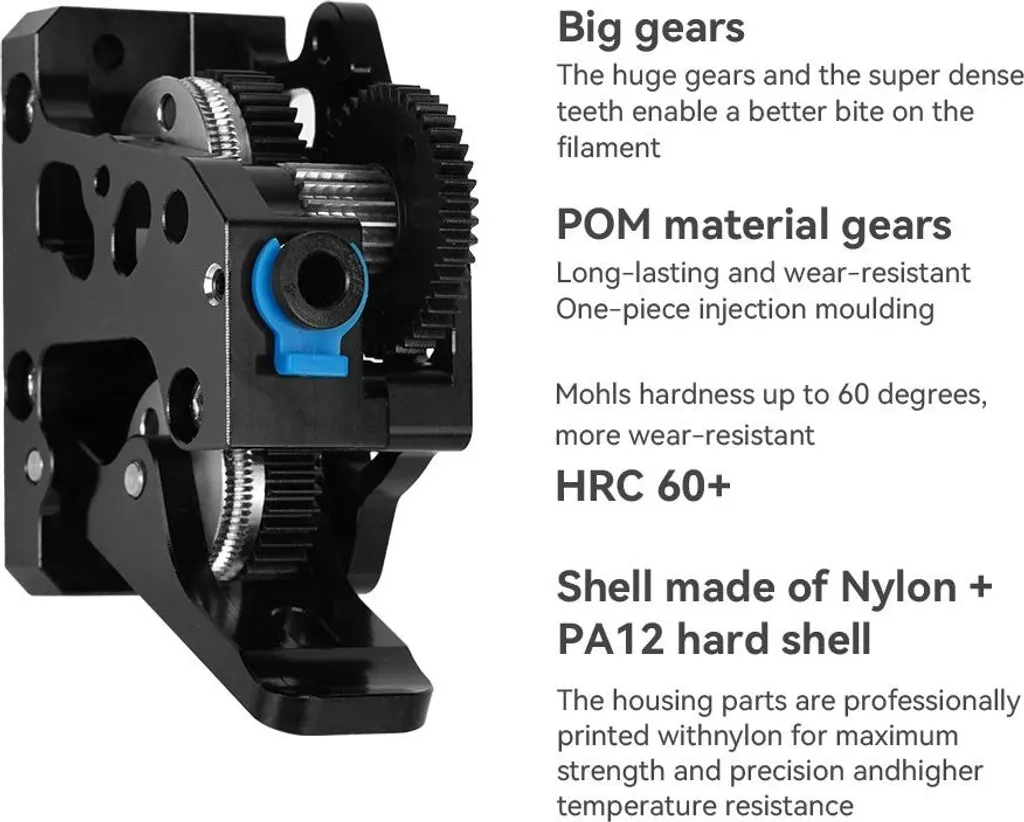 Upgrade Extrudeuse HGX-LITE pour Impression 3D Rapide et Précise 36mm - 6