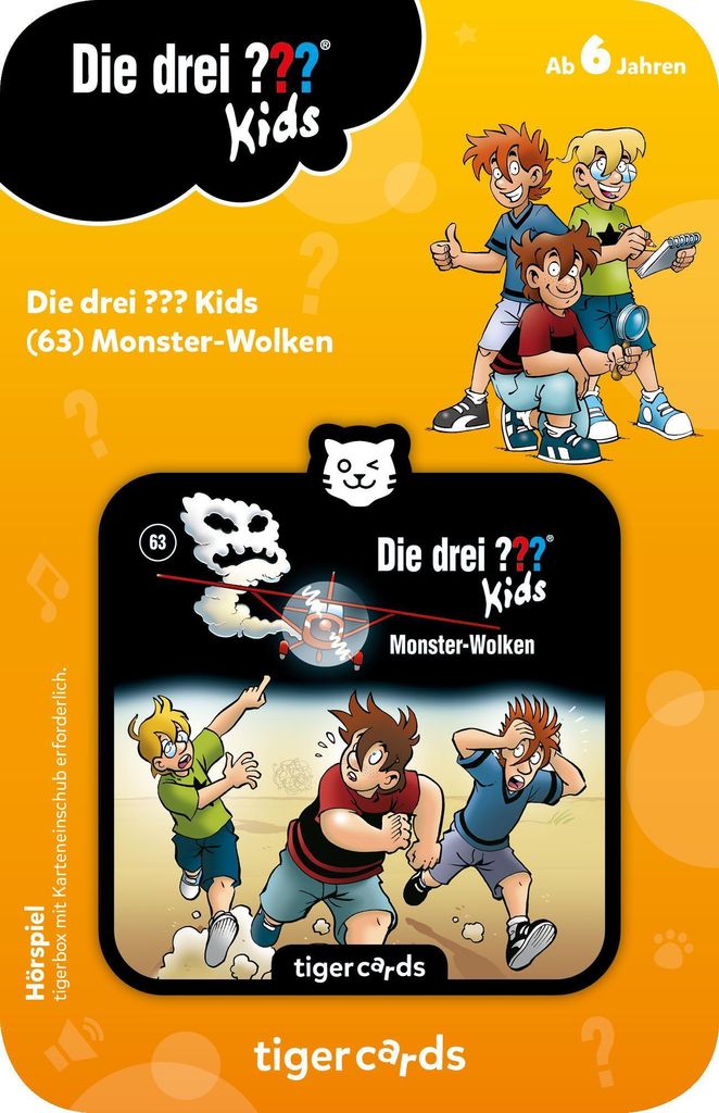 tigercard - Die drei ??? Kids - Folge 63: Monster-Wolken - Produktbild 