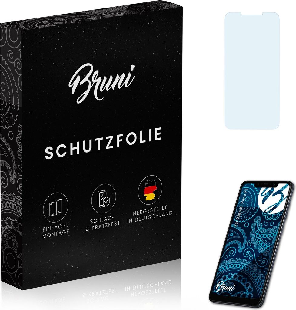 atFoliX 4061187818389, Xiaomi, Poco F1, Kratzresistent, Transparent, 2 Stück(e)