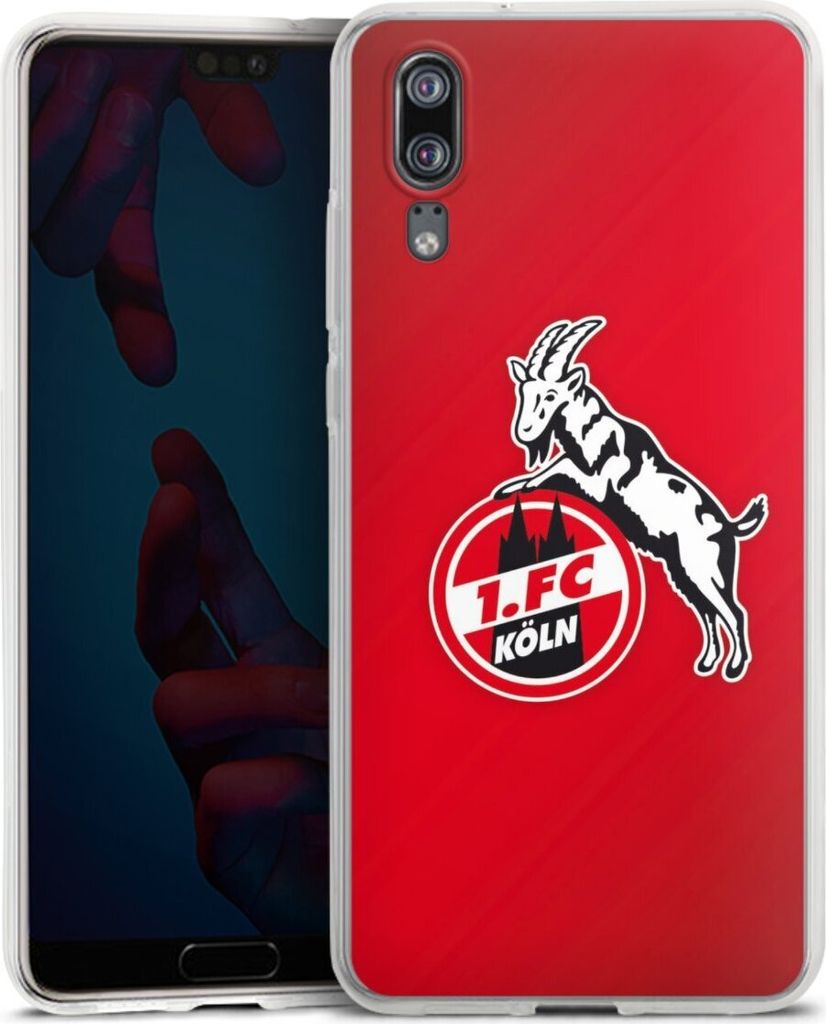 DeinDesign Handyhülle für Huawei P20 Silikon Hülle Case Smartphone Schutzhülle 1. FC Köln EffZeh Offizielles Lizenzprodukt