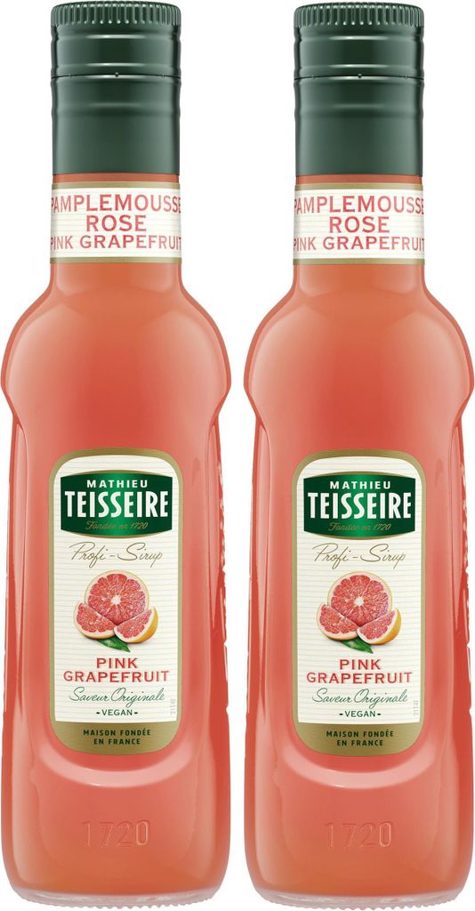 Mathieu Teisseire Getränke-Sirup Pink Grapefruit 0,25L (2er Pack)