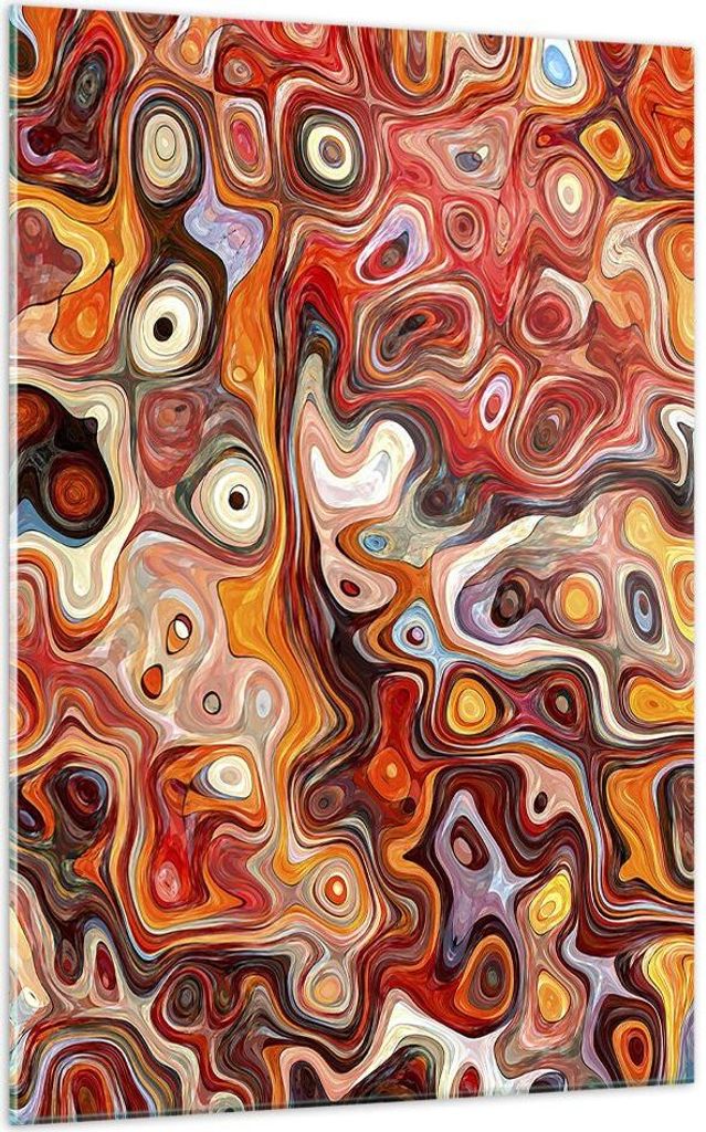 Bilder auf glas - Einteilig - Abstraktion modern - 70x100cm Produktbild 