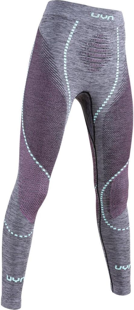 UYN Ambityon lange Funktionsunterhose melange Damen black melange/pink/aqua XS
