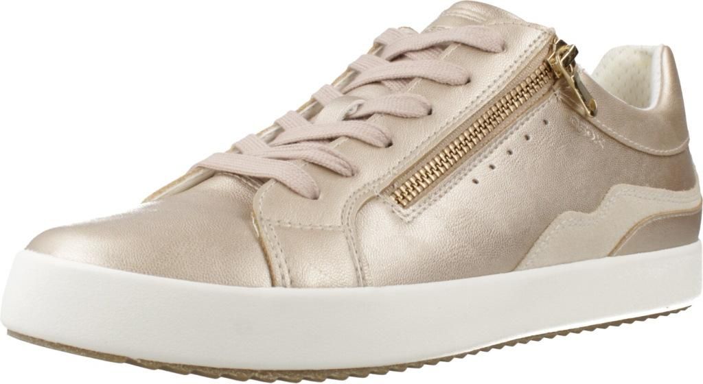 Geox Blomiee Damenschuhe Schnürschuhe Sportive Gold Freizeit, Schuhgröße:40 EU