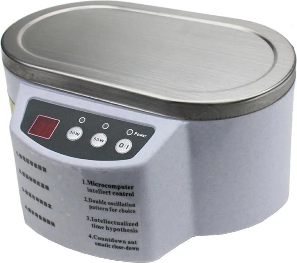 Nettoyeur à ultrasons 42kHz puissant avec cuve inox et arrêt automatique