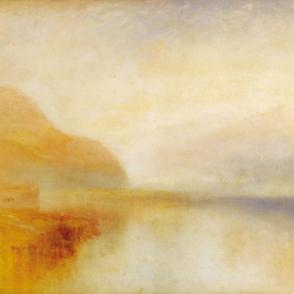 Joseph William Turner Kunstdruck Bild - Inverary Pier, Loch Fyne, Morgen, 1840 - 1850 (100 x 100 cm)