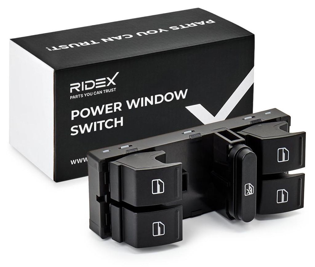 RIDEX 1761S0011 Fensterheberschalter für VW Golf V Produktbild 