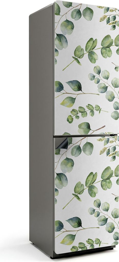 Zarte kleine Blätter – Magnetische Kühlschrank Abdeckung – Dekorfolie magnetisch Küche – Kühlschrank Magnet Deko – selbstklebende Magne...
