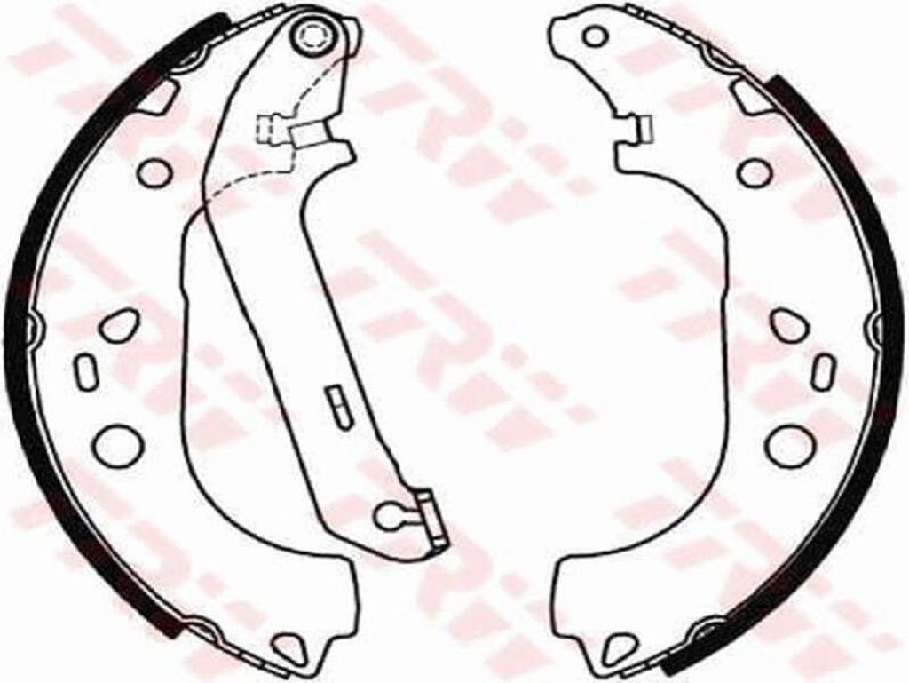 Trw Bremsbackensatz Hinterachse GS8471