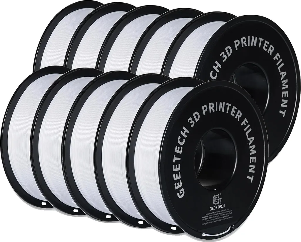 Miglior Filamento PETG Bianco 10kg per Stampe 3D Indistruttibili
