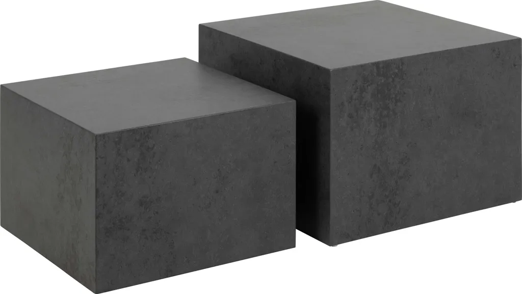 Table Basse Noire Dice Gain de Place pour Petit Salon et Studio Urbain