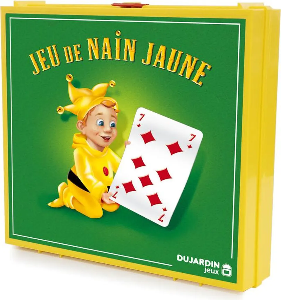 Jeu de Nain Jaune Dujardin édition luxe avec jetons et plateau illustré