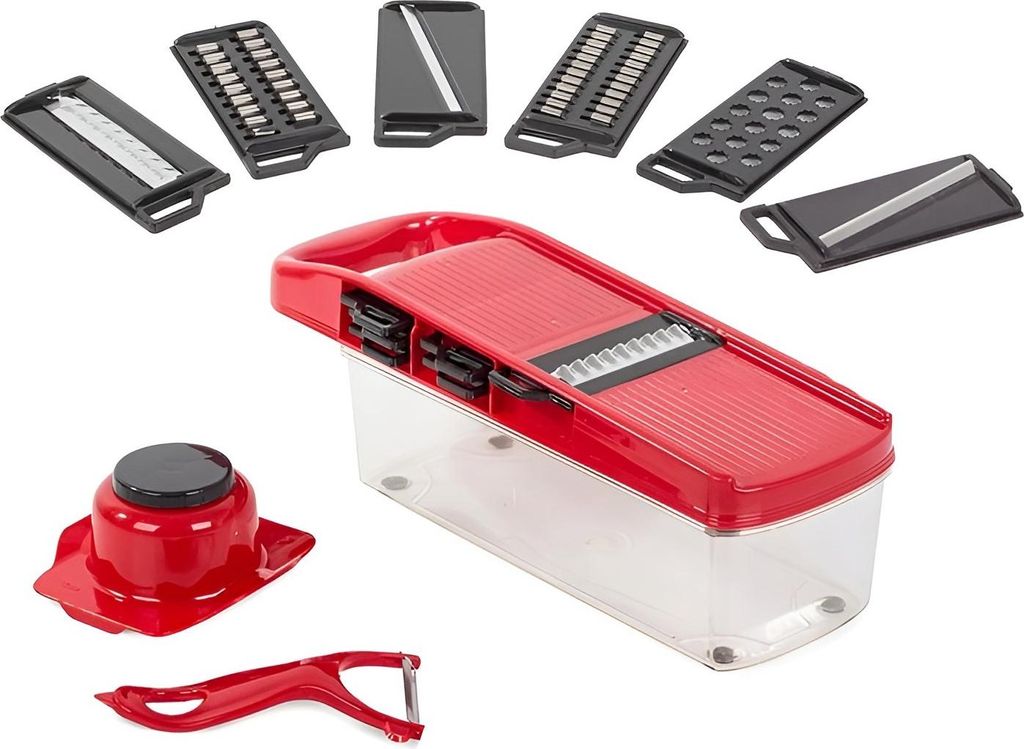 Verk 15823 Set di grattugie per verdure 6in1 AKCE Immagine del prodotto 