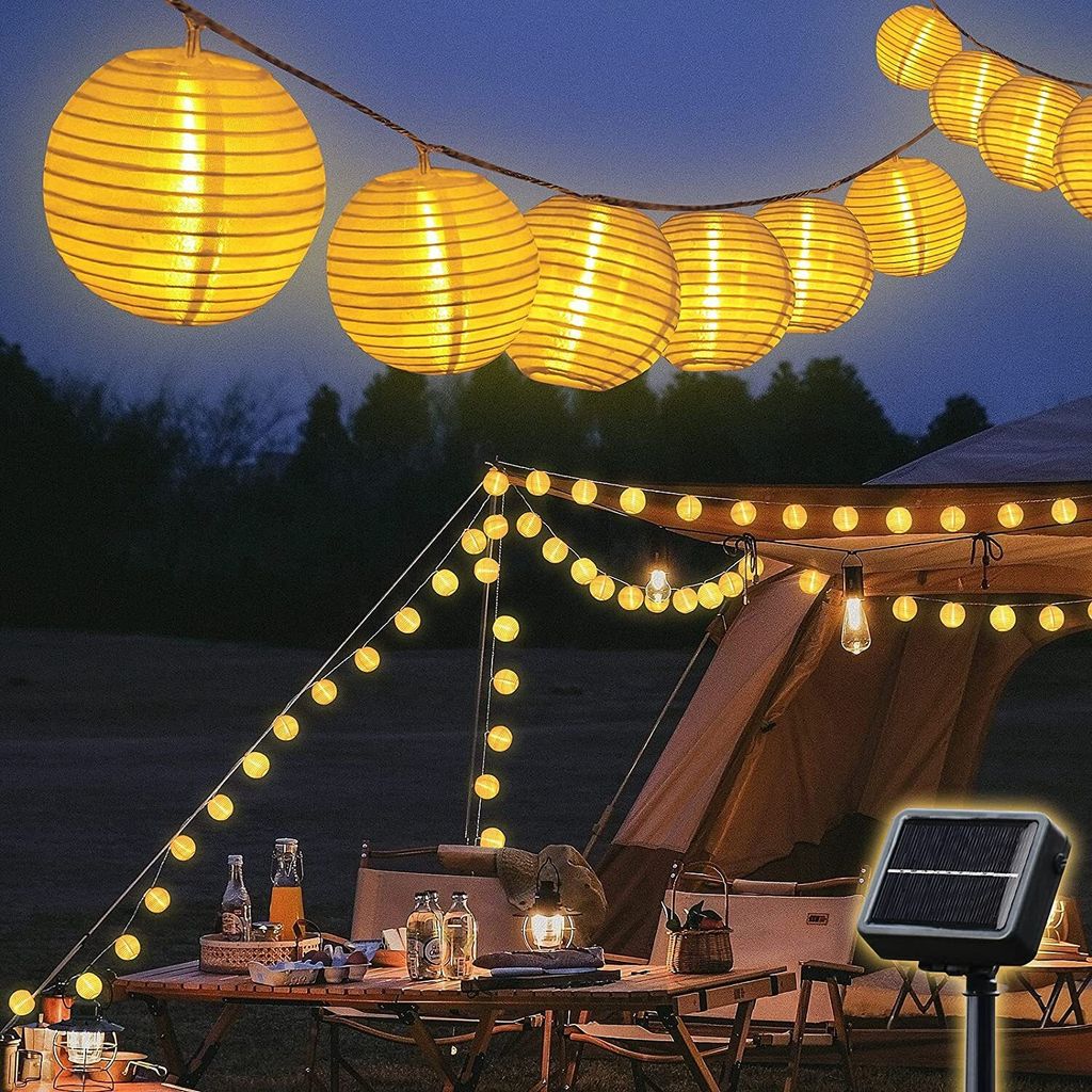 salcar Lichterkette 5m solarbetrieben 8 Modi IP44 Produktbild 