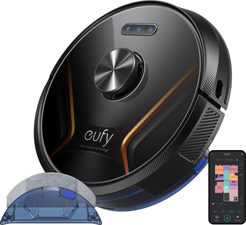 Eufy RoboVac X8 Hybrid Aspirateur Robot sans Sac pour un Nettoyage Automatique