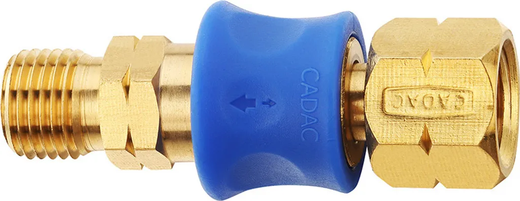 Adaptateur Gaz Rapide Cadac 50 mbar pour Tuyau de Camping-Car 338-DE