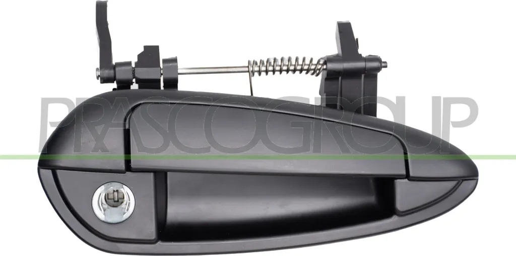Poignée de porte avant droite Punto PRASCO FT3428013 OE 735366253 Noire