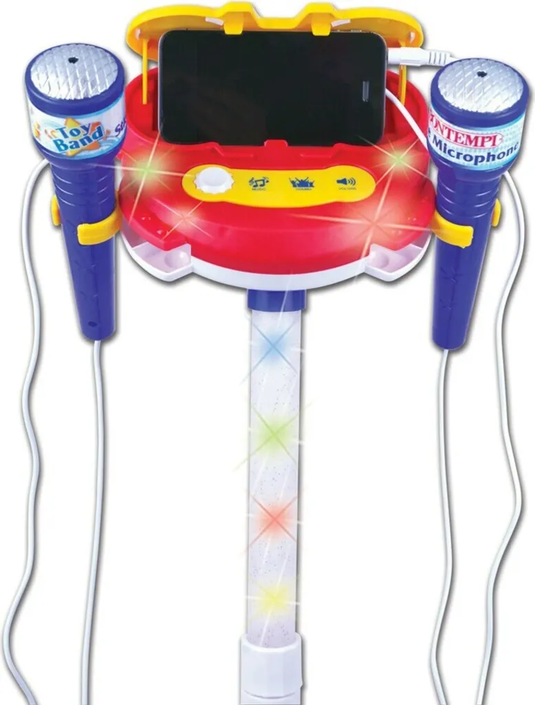 Microphone de scène Bontempi double réglable pour enfant - Modèle 1324 - 4