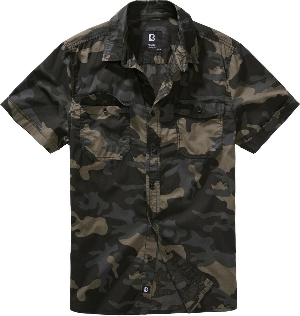Brandit Roadstar T-Shirt Größe S Farbe Dunkles Tarnmuster
