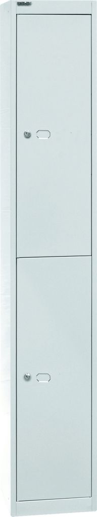 Bisley Garderobenschrank Office - Farbe: Lichtgrau