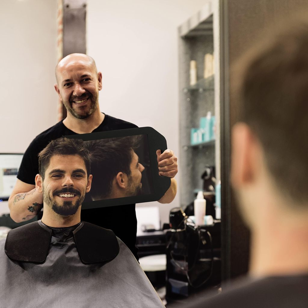 4 Friseurspiegel Mit Schaumstoffrand – Große Sichtfläche & Stoßgeschützt