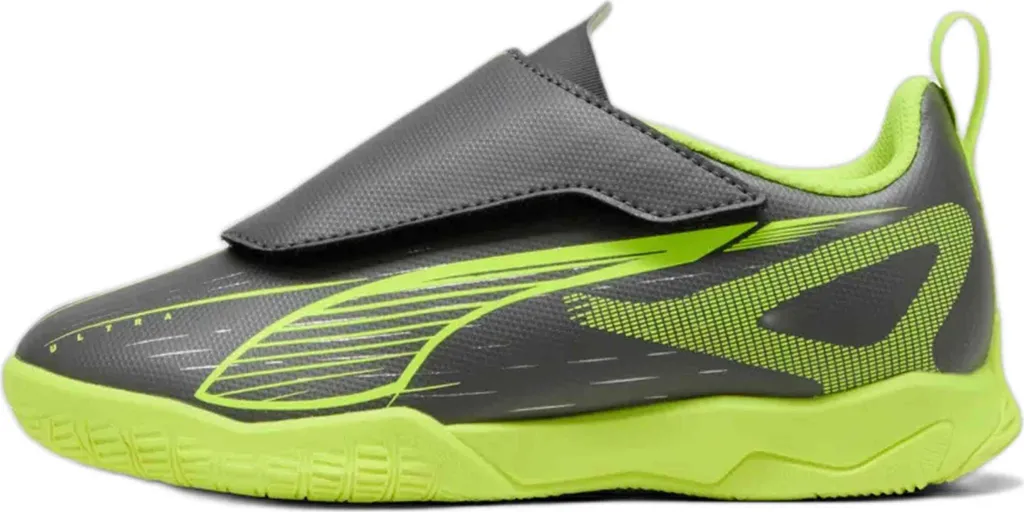 Baskets de Foot en Salle Puma Grises - Chaussures de Futsal Enfant en 34