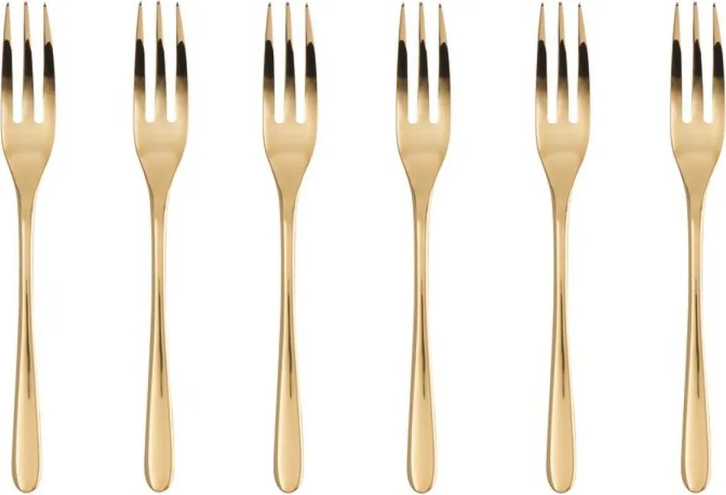 Offerta Sambonet Taste Oro: 6 Forchettine Dolce 52553GA5 Acciaio Inox
