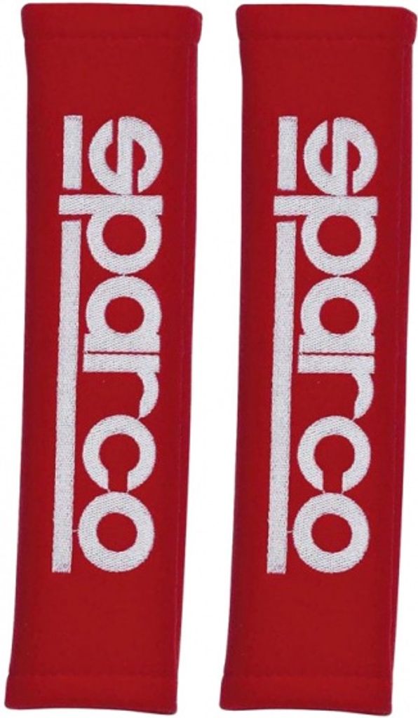 Gürtelabdeckungen 28 x 6,5 cm Alcantara rot 2 Stück