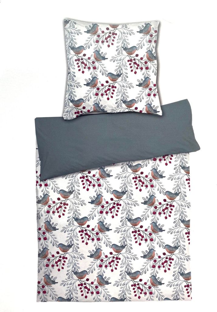 heimtexland ® Bettwäsche Set 80x80 200x135 aus kuschelig Produktbild 