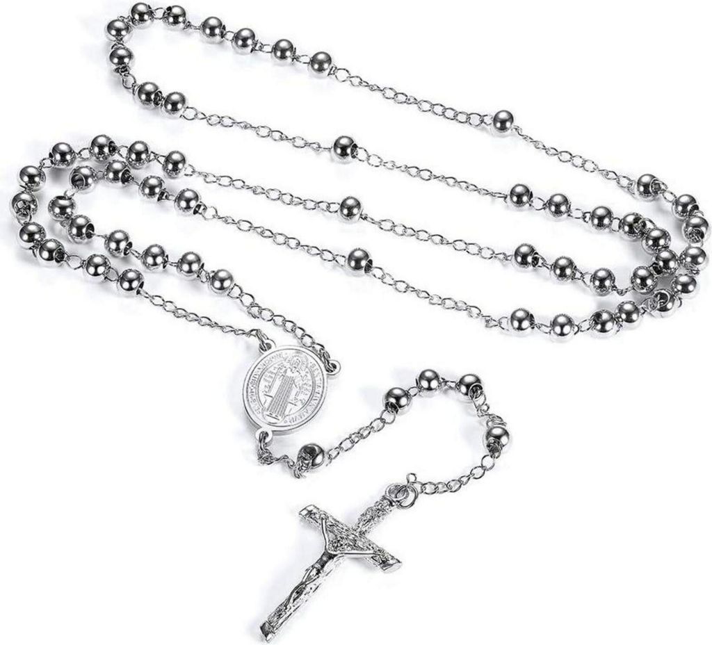 Naszyjnik różaniec FaithHeart Damski wisiorek Saint Zdjęcie produktu 