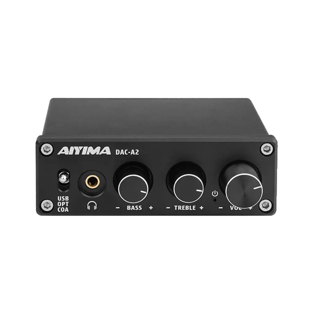 Décodeur DAC Gaming USB avec Sortie Jack, Ampli Casque Stéréo Noir