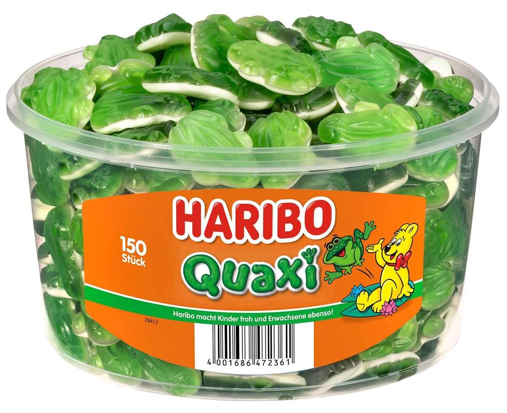 Haribo Frösche Quaxi 150 Stück Produktbild 