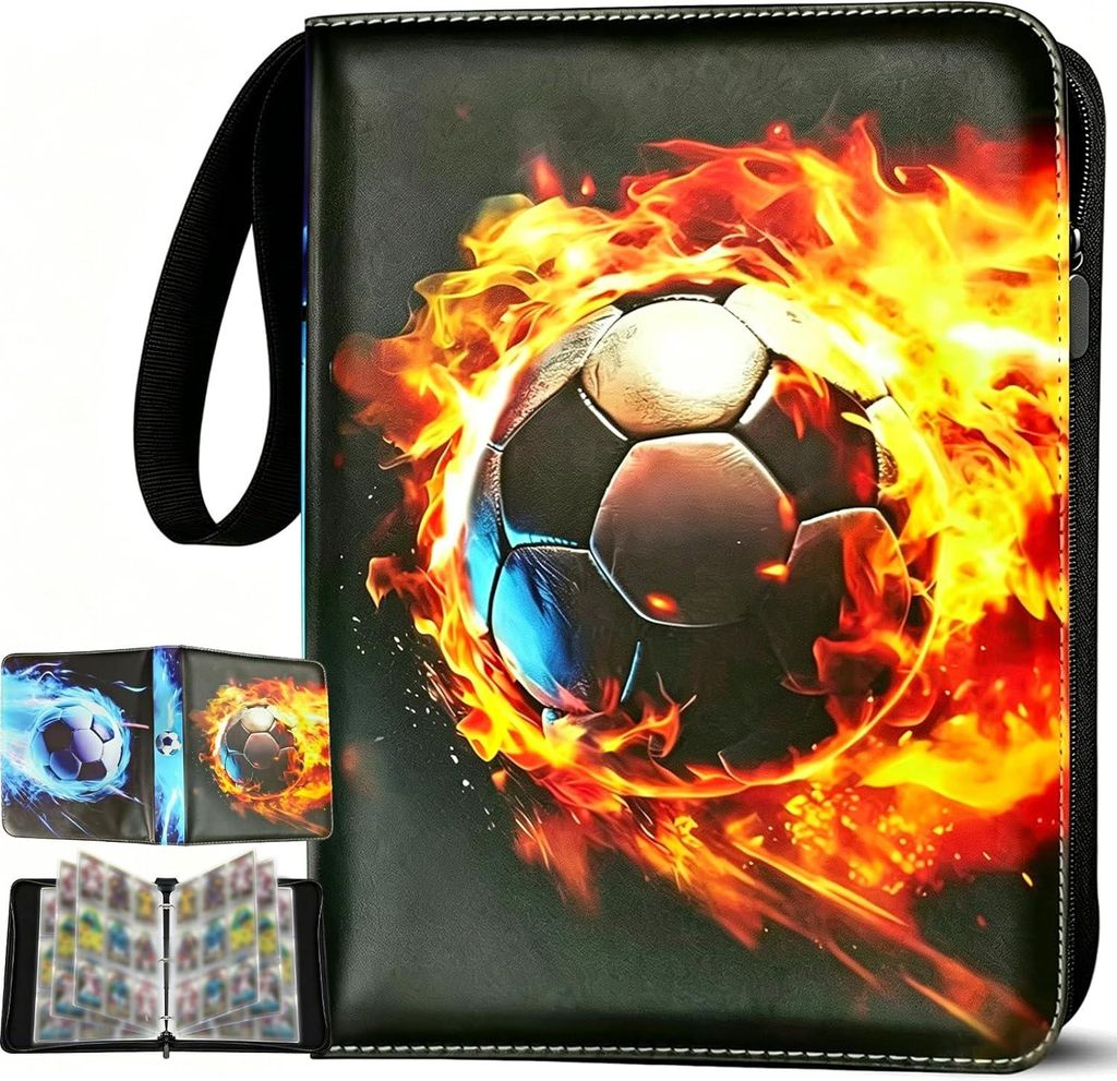 Fußball Sammelalbum, Fußball Sammelkarten Album, 50 Seiten Produktbild 