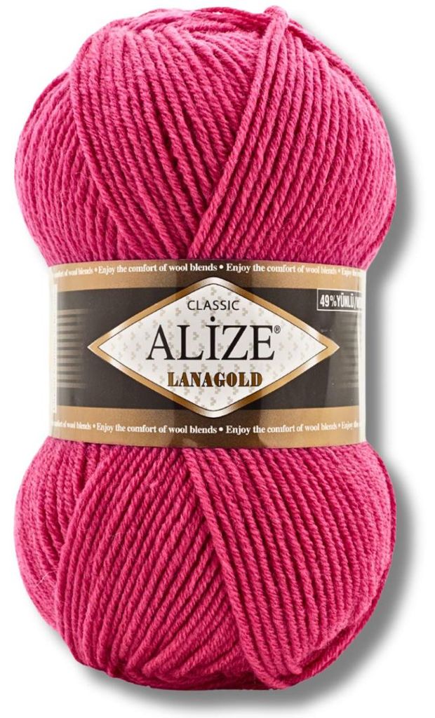 Alize 1x 100g Lanagold Wolle, Uni, Häkeln, Stricken (798)