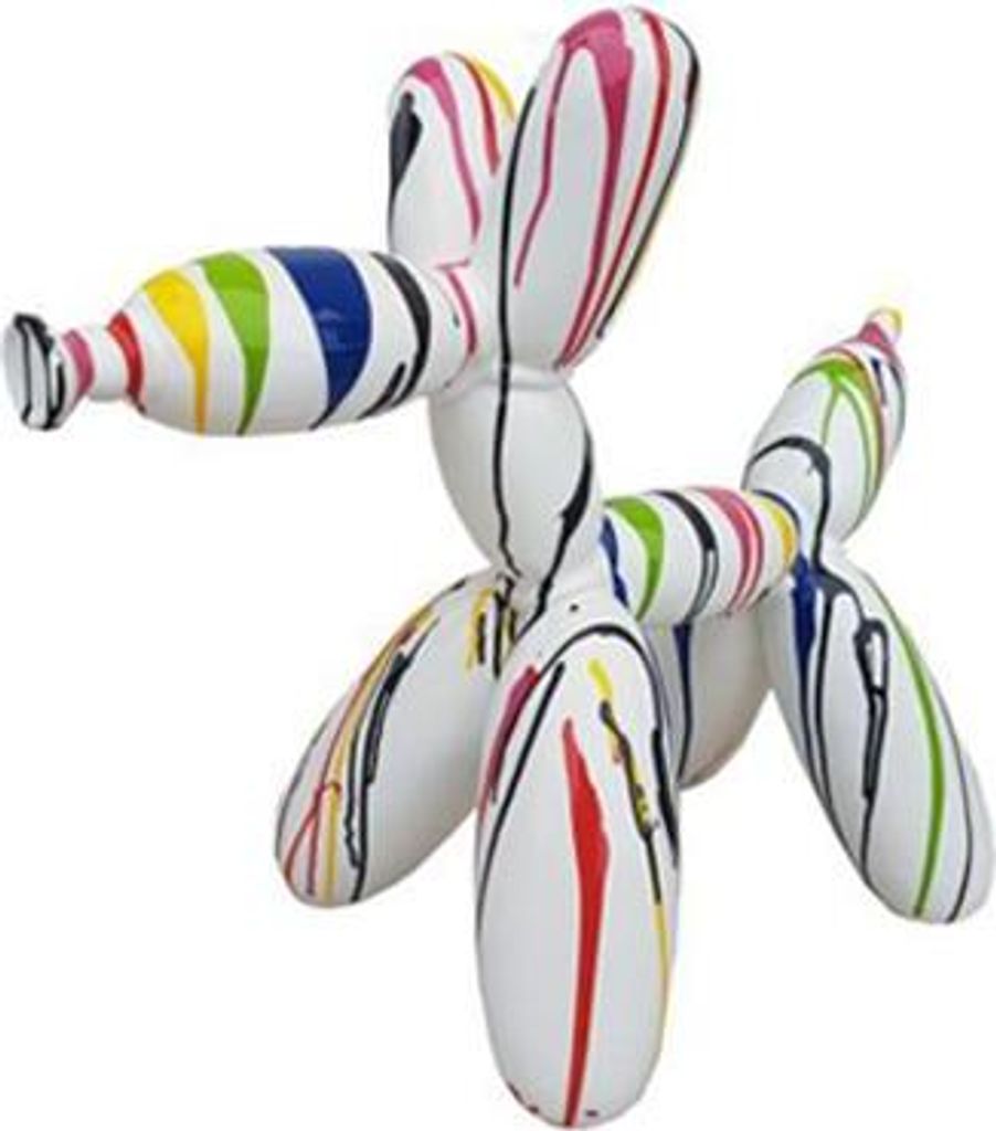 Skulptur Schöne Designer Luft Ballon Hund Abstrakte Wohnzimmer 62cm Dekoration