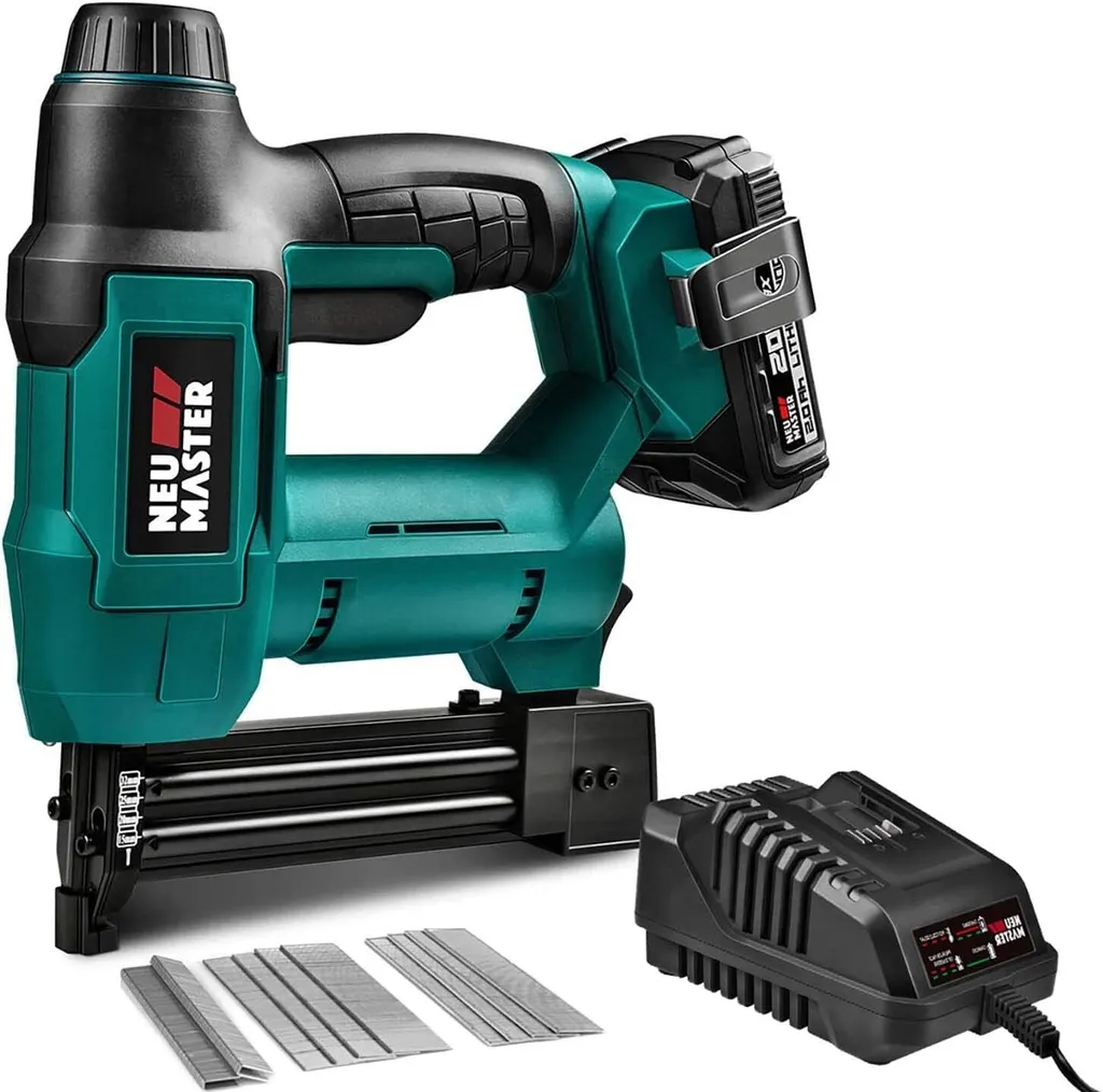 Agrafeuse sans fil pour rénovation de meubles et pose de tissus 18V