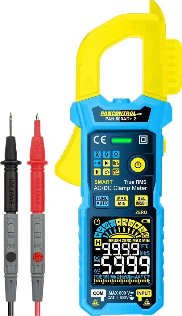 Détectez les pannes avec la pince ampèremétrique PANCONTROL PAN 600AD+ 2