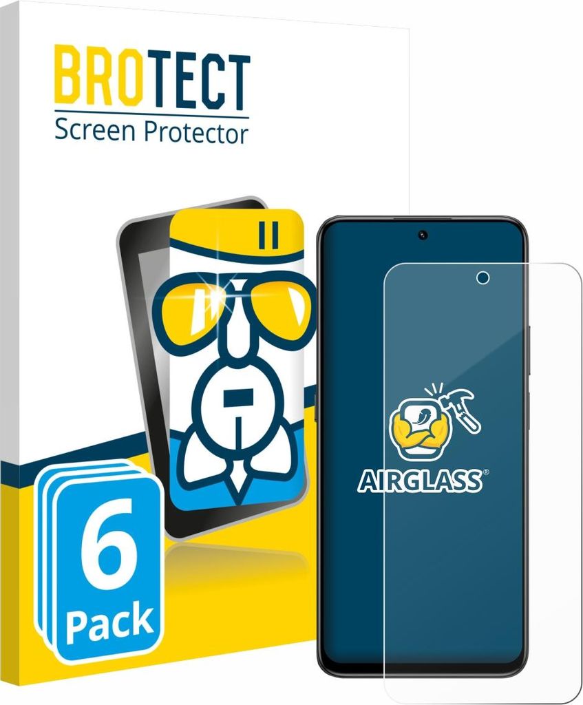 6x BROTECT Schutzglas für Honor 400 Smart 4G Schutzfolie Panzer Folie Glas Display Schutz klar