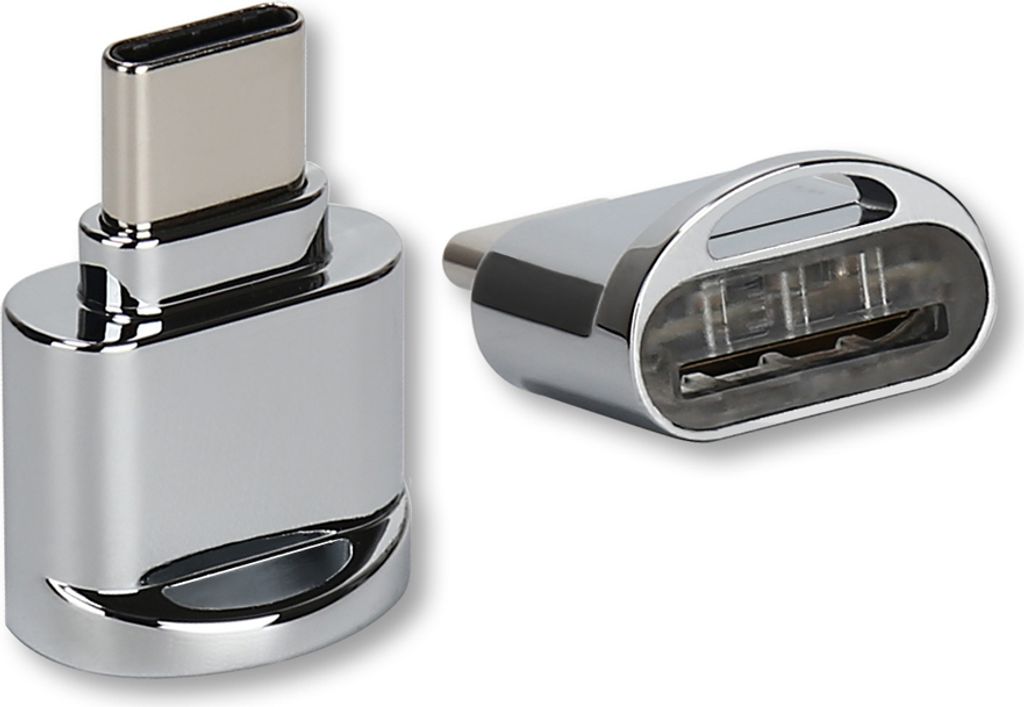 USB Typ C Kartenleser Aluminiumlegierung TF Flash Produktbild 