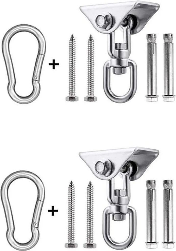Kit Suspension pour Pergola et Aire de Jeux - Acier Robuste 450kg