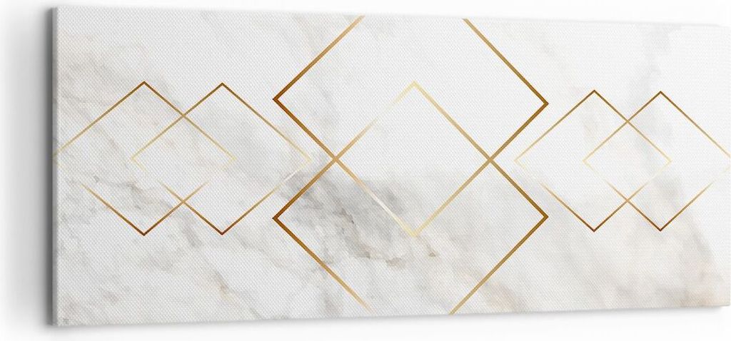 Bild auf Leinwand - Leinwandbild - Abstraktion modern - 120x50cm - Wand Bild - Wanddeko - Leinwanddruck - Bilder - Kunstdruck - Wanddekoration - Le...