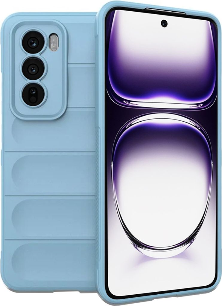 Techsuit Magic Shield Back Cover Hülle für Oppo Reno12 - Blau