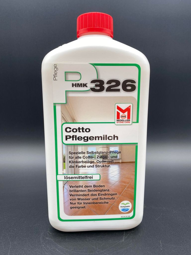 Möller Chemie HMK P326 Cotto Pflegemilch 1l Fußbodenpflege Produktbild 