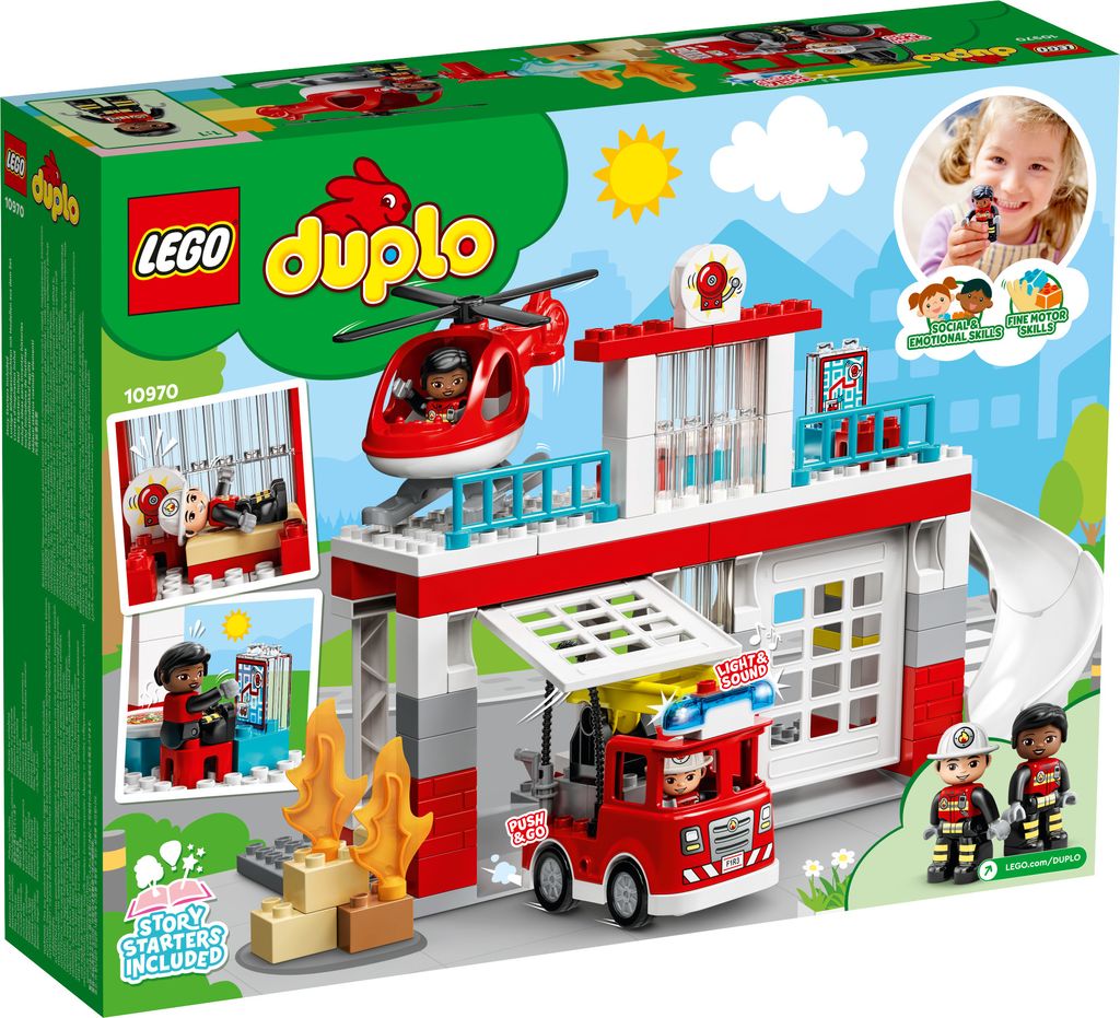 Lego Duplo 10970 Remiza Strażacka I Helikopter Zdjęcie produktu 19