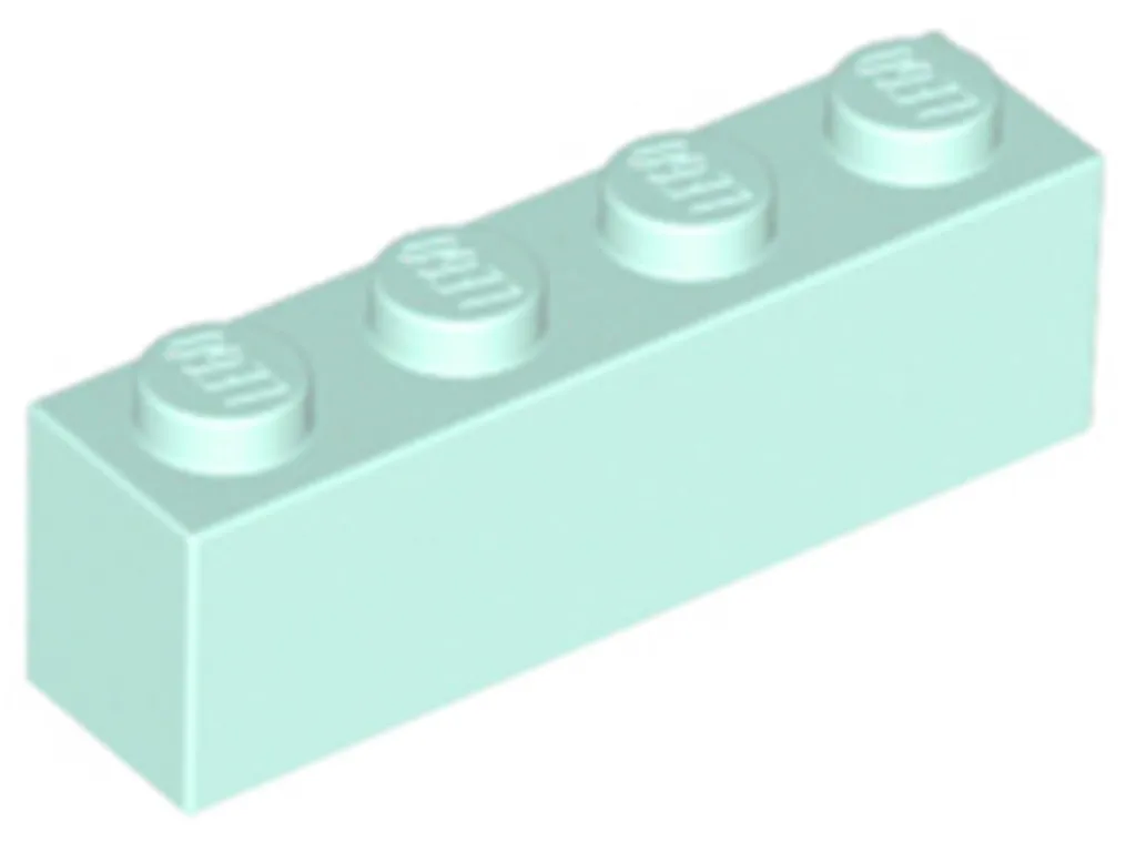 Briques Lego 1x4 Clair Aqua 3010 - Pack de 100 pièces haute qualité